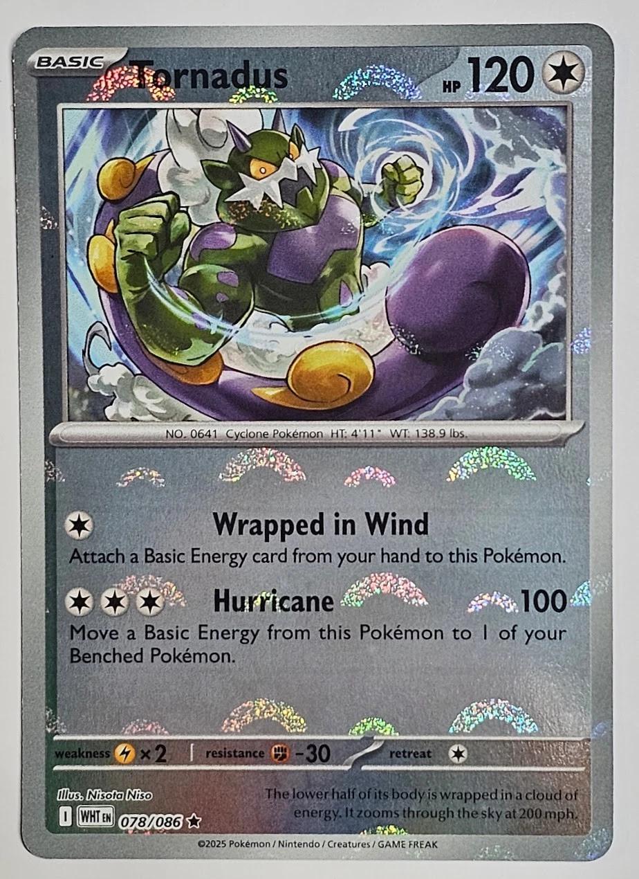 White Flare Tornadus [Poke-Ball] Pokémon card